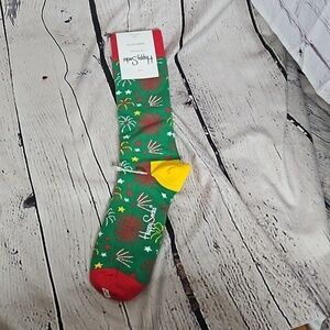 Happy Socks Cotton Socks Size Men's 8-12 NWT